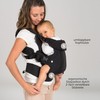 Fillikid - Ergonomische Babytrage/Kindertrage 4in1 - Bauchtrage, Rückentrage, variable Blickrichtung/mitwachsend,