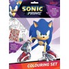 Anila's Sonic Activity Set with Colouring Set, Scratch Art Pad