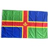 NWFlags Outdoor Heavy Lincolnshire Flag 5ft x 3ft 110d Knitted
