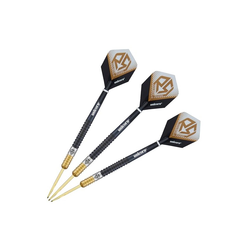 Unicorn Ross Smudger Smith Darts Set, Black/Gold, 22g