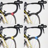 NELboNs Bicycle Wall Mount Storage Rack Alloy Handlebar End Support
