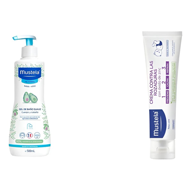 Gel De Baño Suave Para Bebés Y Niños Y Crema
