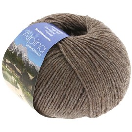 Lana Grossa Wolle ALPINA Landhauswolle Farbe 0002 taupe