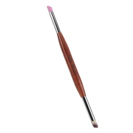 Baluue Nail Art Pen Dual Heads Cuticle Remover Nail Buffing Wood Cleaning Brush Included