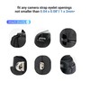 JJC 4pcs Camera Straps Quick Release Adapter, Quick Release Loops