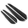 Dweekiy Carbon Fiber Door Edge Guard Bumper Protector Strips, 4Pcs,
