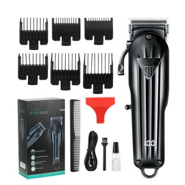 Hair Clippers for Men Professional, Rechargeable Cordless Hair Clippers for Men, Haircutting Kit with 6 Coded Guide Combs, Home Haircut with LED Display, Mens Gifts