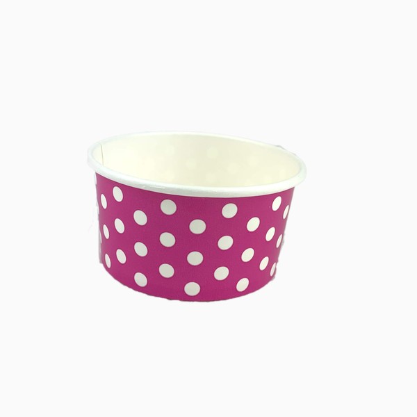 Worlds Paper Ice Cream Cups Polka Dot Paper Yogurt Cups
