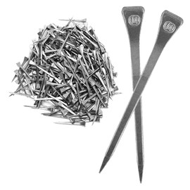 GNAUMORE Nail Horseshoe Tool, Horseshoe Nails, High-Quality Steel Hoof Nails, Wear-resistant Horseshoe Accessories, Hoof Nails for Decorating, Horse Training, E2 (41 mm, 40 Pieces)