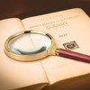 BASUNE 10X Handheld Magnifier, Reading Magnifier Loupe Glasses 10X with