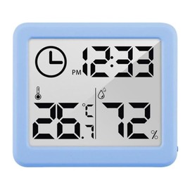 Digital Thermometer/Hygrometer, Temperature and Humidity, Celsius Display, Indoor LCD Screen, Can Be Placed On, Beauty, Moisturizing, Virus Infection Prevention, Health Management, Heatstroke