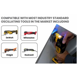 Qbit SQ1000-S Stainless Steel Cut Outs, Magnepull QBit Outlet Square Slot Cutter Box for Oscillating Power Multi-Tools to Cut-in Single Gang Wall Boxes Drywall Tools for Home Improvement