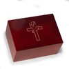 Deering Moments Engraved Lacquered Rosewood Funeral Cremation Urn for Human