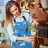 BGBDEIA Cartoon Doodle Puppy Dog Kitchen Apron for Women Men,