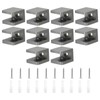 uxcell Glass Shelf Clamp, 10Pcs Brass Glass Clamp for 8-10mm