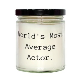 New Actor Scent Candle, World's Most Average Actor, Present For Coworkers, Inappropriate Gifts From Colleagues, Scented candles, Candle gift set, Gift for her, Luxury candles, Soy candles, Beeswax