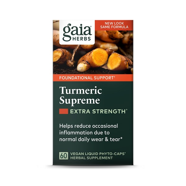 Gaia Herbs Turmeric Supreme Extra Strength Capsules 60 - Expiry 05/24