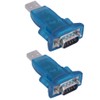 Hailege 2pcs USB 2.0 to RS232 Chipset CH340 Serial Converter