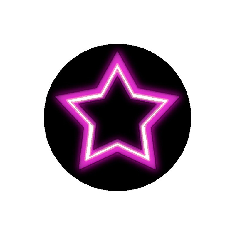 144 Reward Stickers 30mm Neon Stars for Teacher, Parent, Party