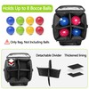 DSLEAF Bocce Ball Carry Bag Holds up to 8 Balls,