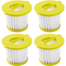Fette Filter - Hand Vacuum Filter Compatible with RYOBI PCL705, PCL704 and PCL700 Hand Vacuums Compare to Part # A32F05N & A32HF00 - Pack of 4