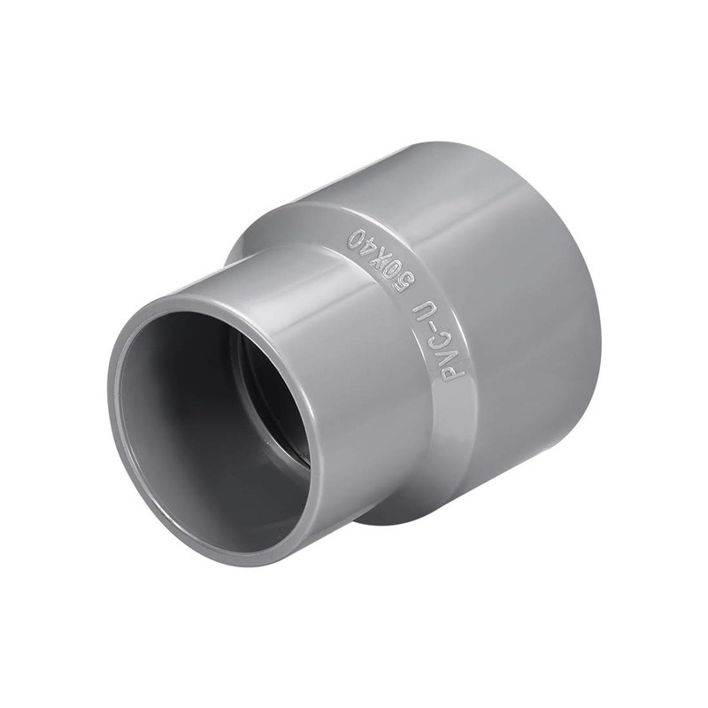 TOP-VIGOR 2Pcs PVC Reducing Coupling Hub by Hub 40mm x