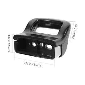 Housoutil 2pcs Replacement Pot Handle Short Side Pot Grip Handle for Pressure Pan Cooker Sauce Pot Frying Pan Universal Cookware 6.5X6X2.6CM