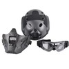 Tactical Fast Helmet Air Gun Steel Mesh Protective Mask and