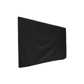 Covermates Outdoor Half TV Cover - Various Sizes, Light Weight Material, Weatherproof, Dustproof, Cinching Drawcord, Outdoor TV Covers, 46-49 Inch Screen Size, Black