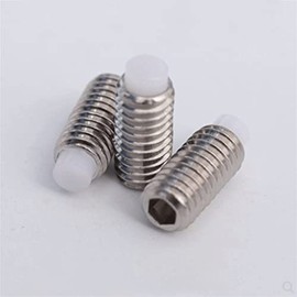 Aolity Mdingbao-Socket Cap Screws M3 M4 M5 M6 M8 M10 Hex Socket Set Screw with Nylon Tip, 20pcs/lot, Strong wear Resistant (Size : M5X9)