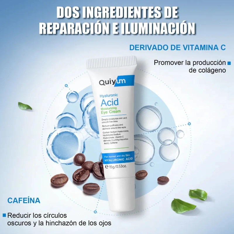 Crema Ojos Ácido Hialurónico Parche Ocular Mixta Día Noche