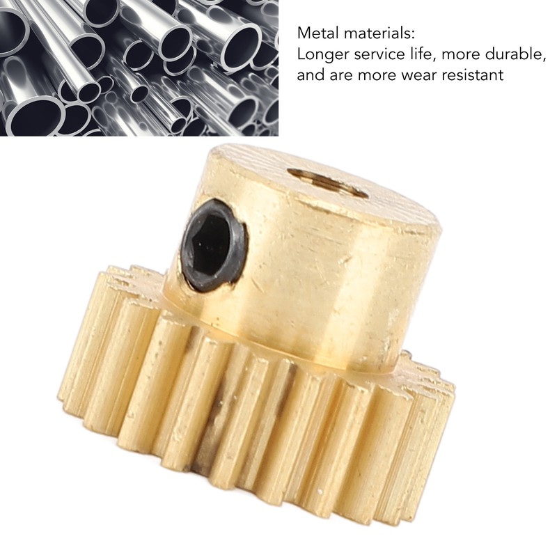 3Pcs RC Car Gear Copper M0.6 3.175mm Diameter Remote Control