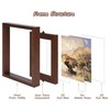 Gdfmsc 4x4 Rotating Picture Frame 2 Pack, Two-sided Viewing Display