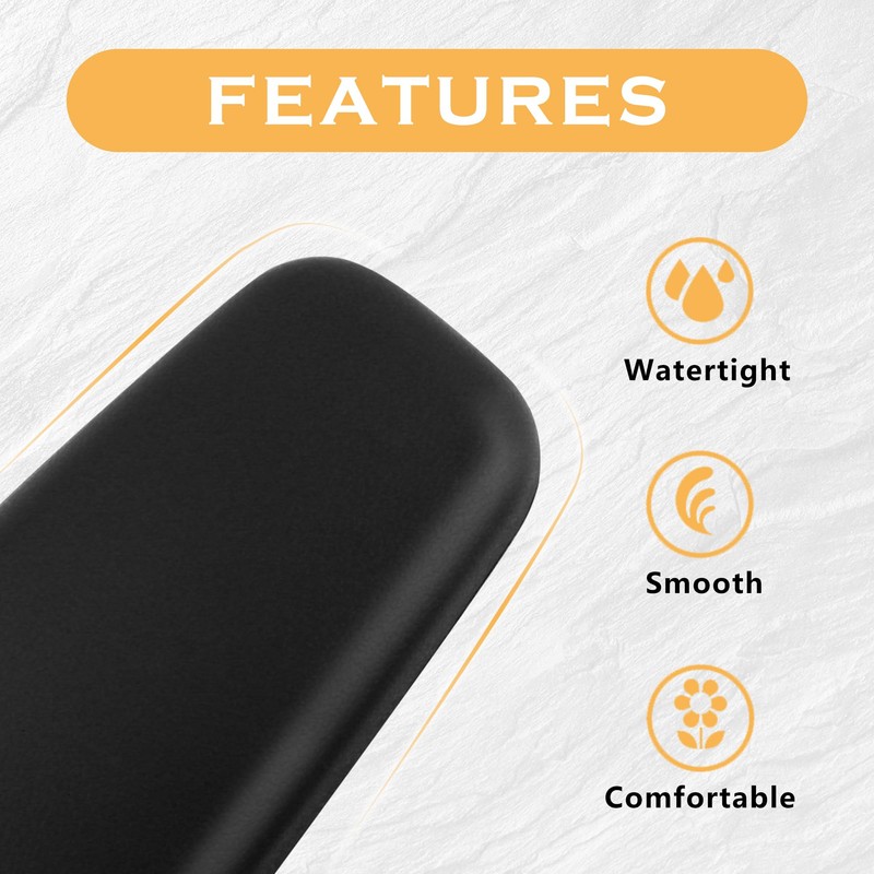 OFBAND 2PCS Elbow Pad Arm Rest for Car,Soft Leather Arm