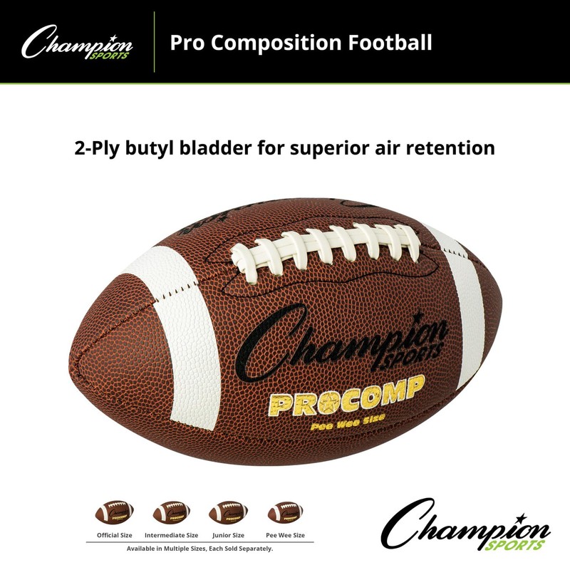 Champion Sports Pee Wee Size Pro Comp Football