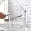 KAIYING Bathroom Sink Faucet with Pull Out Sprayer, Single Handle