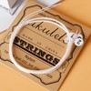 2 Sets Nylon Ukulele Strings with 4 Felt Picks Replacement