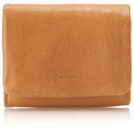Genten Goat Basic Bi-fold Wallet, Camel