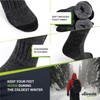 Alvada Mens Merino Wool Crew Socks Thermal and Warm Socks