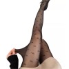 Shuang.W Love Polka Dot Bowknot Medias De Lunares Medias Negras