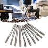 10pcs Thread Tap Set Straight Flute HighSpeed Steel Machine Tap