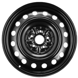 16" x 6.5" Factory OEM Black Steel Wheel Rim for Toyota Corolla 2009-2019; Pontiac Vibe 2003-2008; Toyota Matrix FWD 2003-2013 | 69543