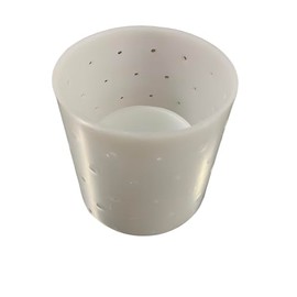 GN LTD Cheese Making Mould 3 - Cylinder, Base and Follower for Hard/semi-Hard Cheeses
