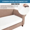 BXFUL Sofa Cushion Covers Stretchy Velvet Sofa Cushion Covers Single