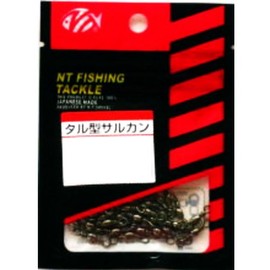 NTスイベル(N.T.SWIVEL) タル型サルカン ブラック ハンガーパック 50個入 #7