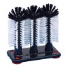 Vencort Cepillo Triple Lavador De Vasos Y Base Bar