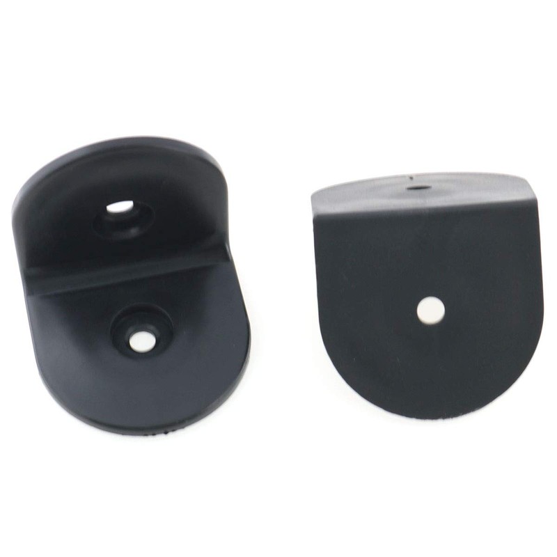 E-outstanding Right Angle Nylon Corner Bracket 6PCS 2x2 Inch Black