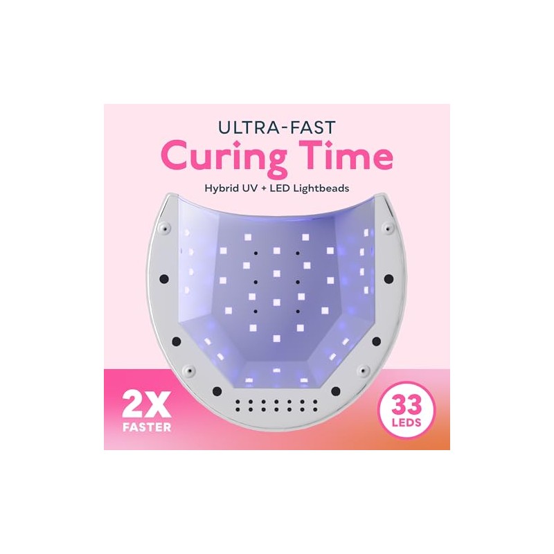 Gel UV Nail Lamp, SUNUV 48W UV LED Nail Dryer