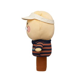 KAKAO FRIENDS Golf Going Going Driver Head Cover, Character Golf Club Cover, Soft Microfiber Cover (Choonsik)