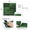 CRE8TIVE 16 Sheets Green Peel and Stick Backsplash for Kitchen